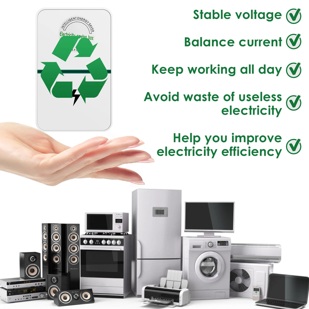 2/4Pcs Power Saver Portable Electricity US Energy Saver Smart Saving Box Safe Household Plug 90V-250V for Office Kitchen Accesso