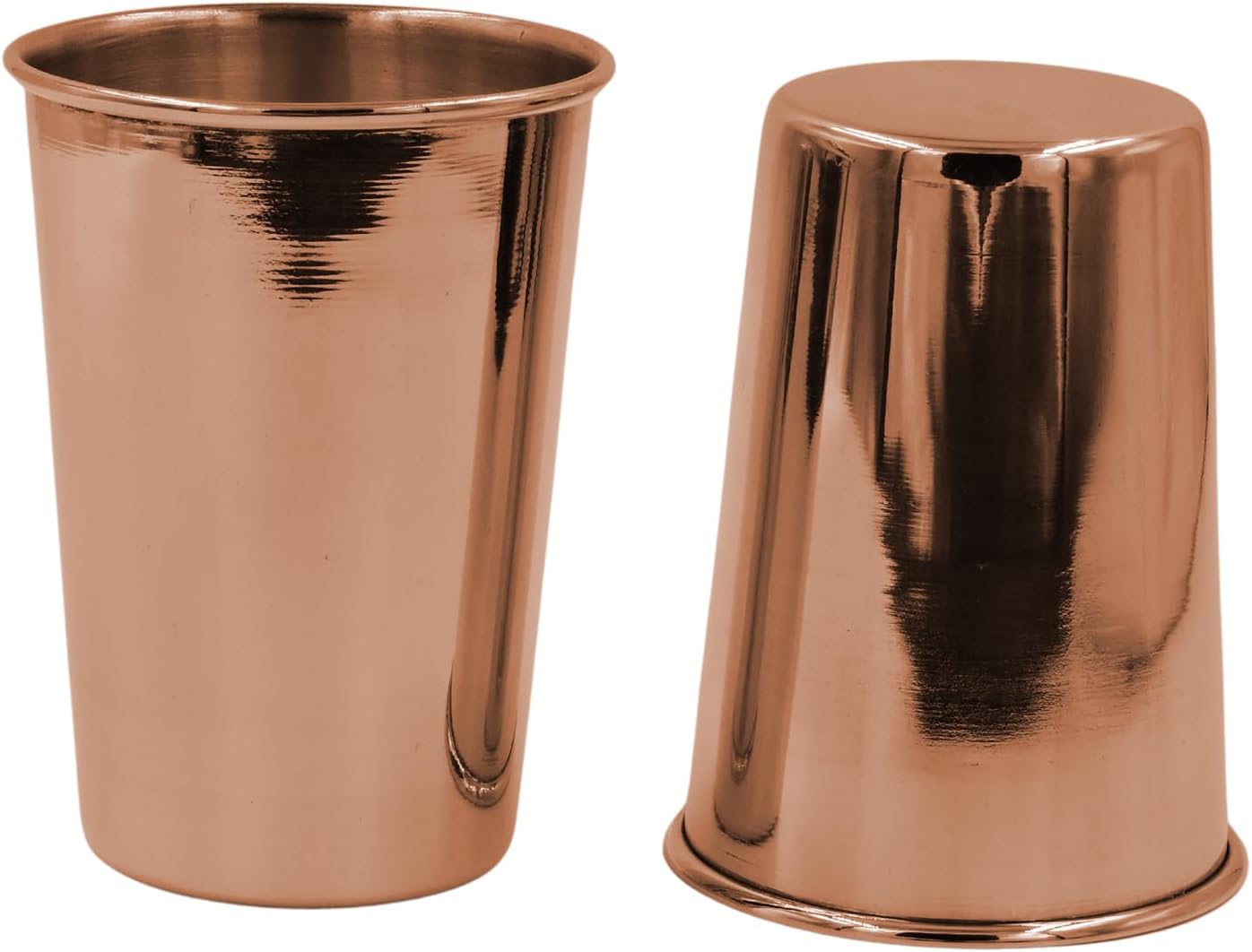 Elevate Your Hydration with Our Handmade Copper Cups Set of 2 - 10.14 Oz (300 Ml) - Enjoy Health Benefits of Pure Copper Drinking Tumblers!