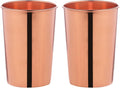 Elevate Your Hydration with Our Handmade Copper Cups Set of 2 - 10.14 Oz (300 Ml) - Enjoy Health Benefits of Pure Copper Drinking Tumblers!