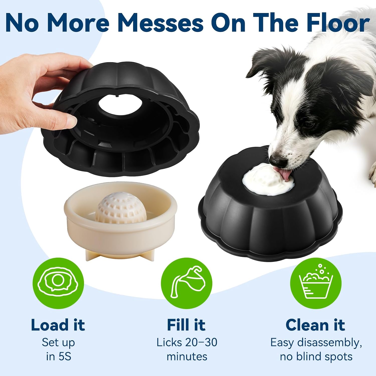 Transform Mealtime with Our Interactive Slow Feeder Dog Bowl - Perfect for Liquid Treats, Anxiety Relief, and Healthy Eating for All Breeds!