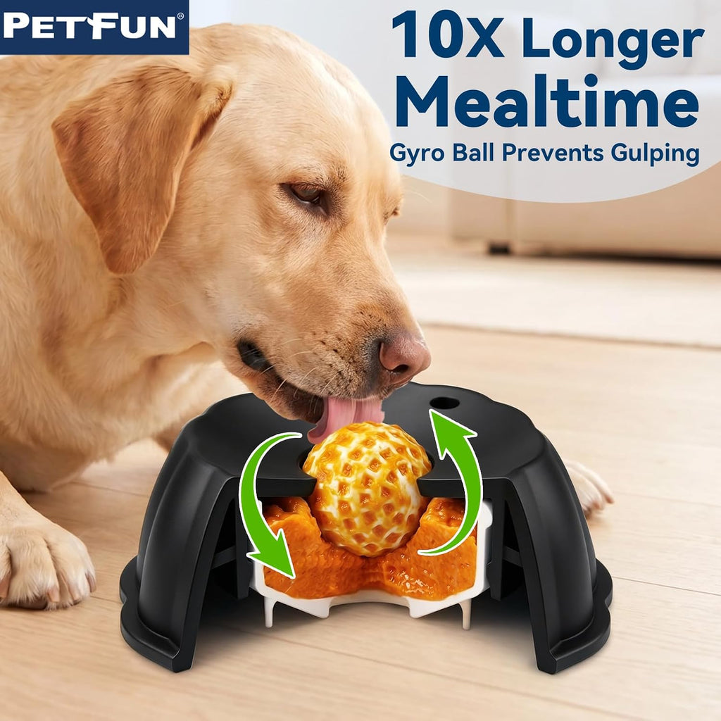 Transform Mealtime with Our Interactive Slow Feeder Dog Bowl - Perfect for Liquid Treats, Anxiety Relief, and Healthy Eating for All Breeds!
