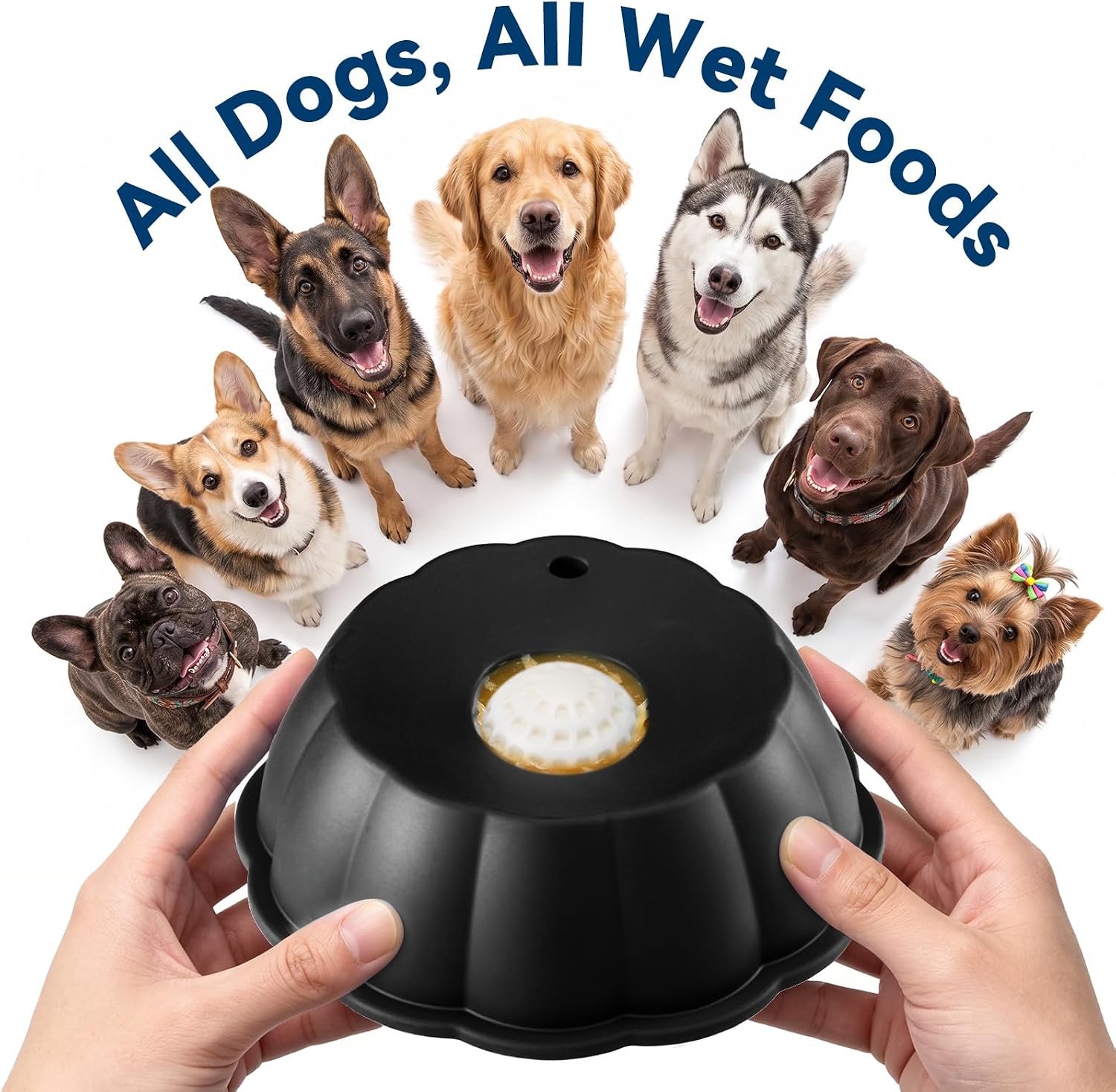 Transform Mealtime with Our Interactive Slow Feeder Dog Bowl - Perfect for Liquid Treats, Anxiety Relief, and Healthy Eating for All Breeds!