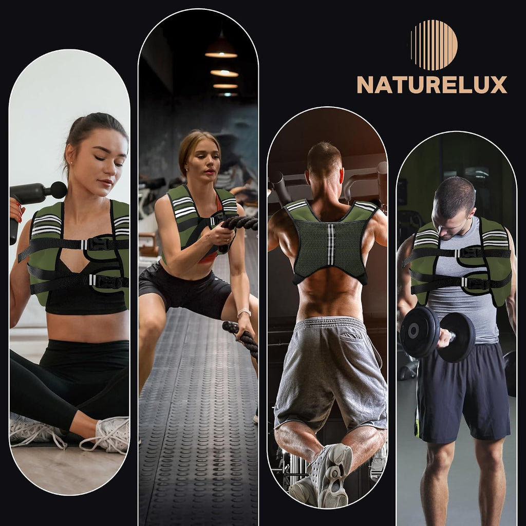 Elevate Your Workout with Our Adjustable Weighted Vest - 5 to 30 lbs for Ultimate Strength Training and Weight Loss