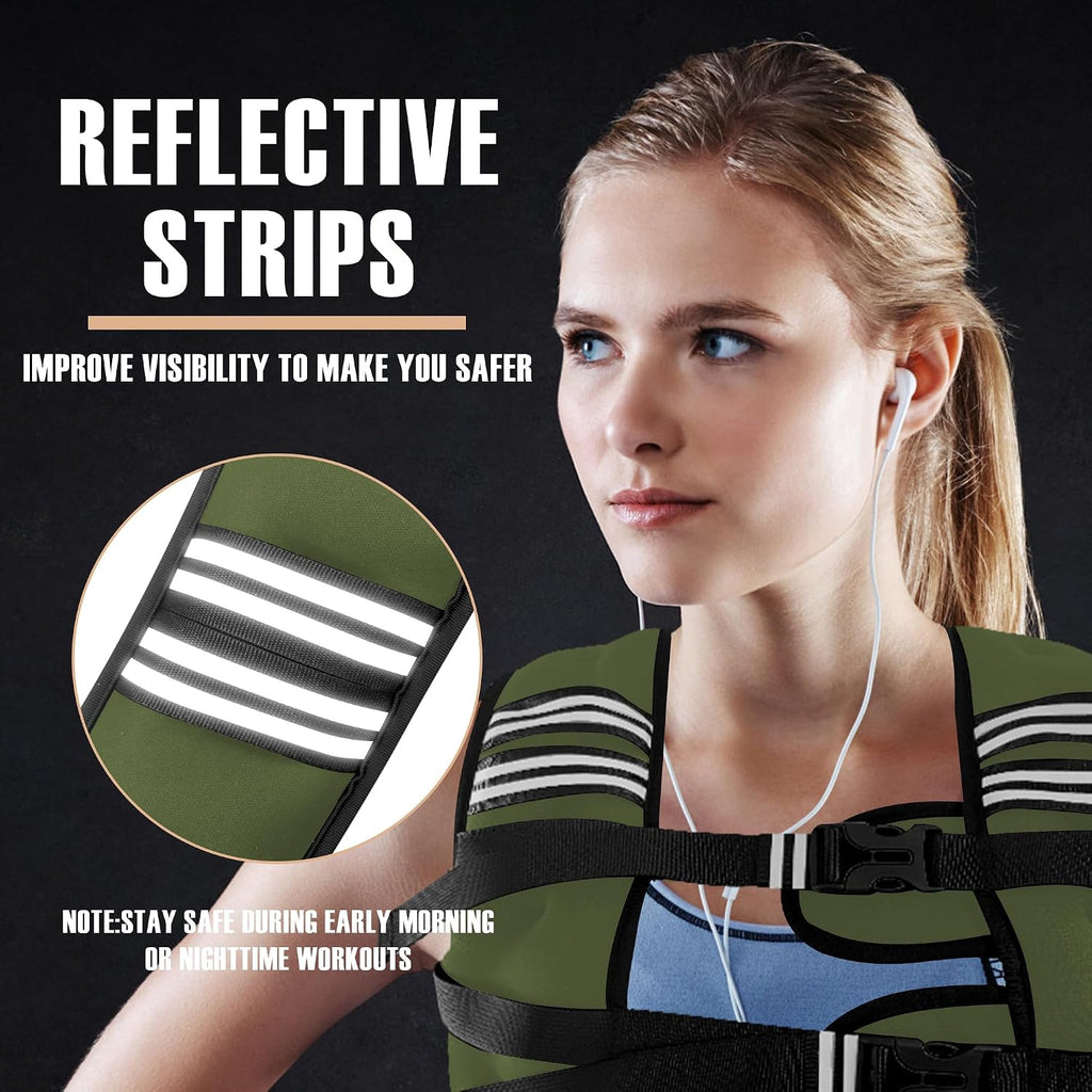 Elevate Your Workout with Our Adjustable Weighted Vest - 5 to 30 lbs for Ultimate Strength Training and Weight Loss