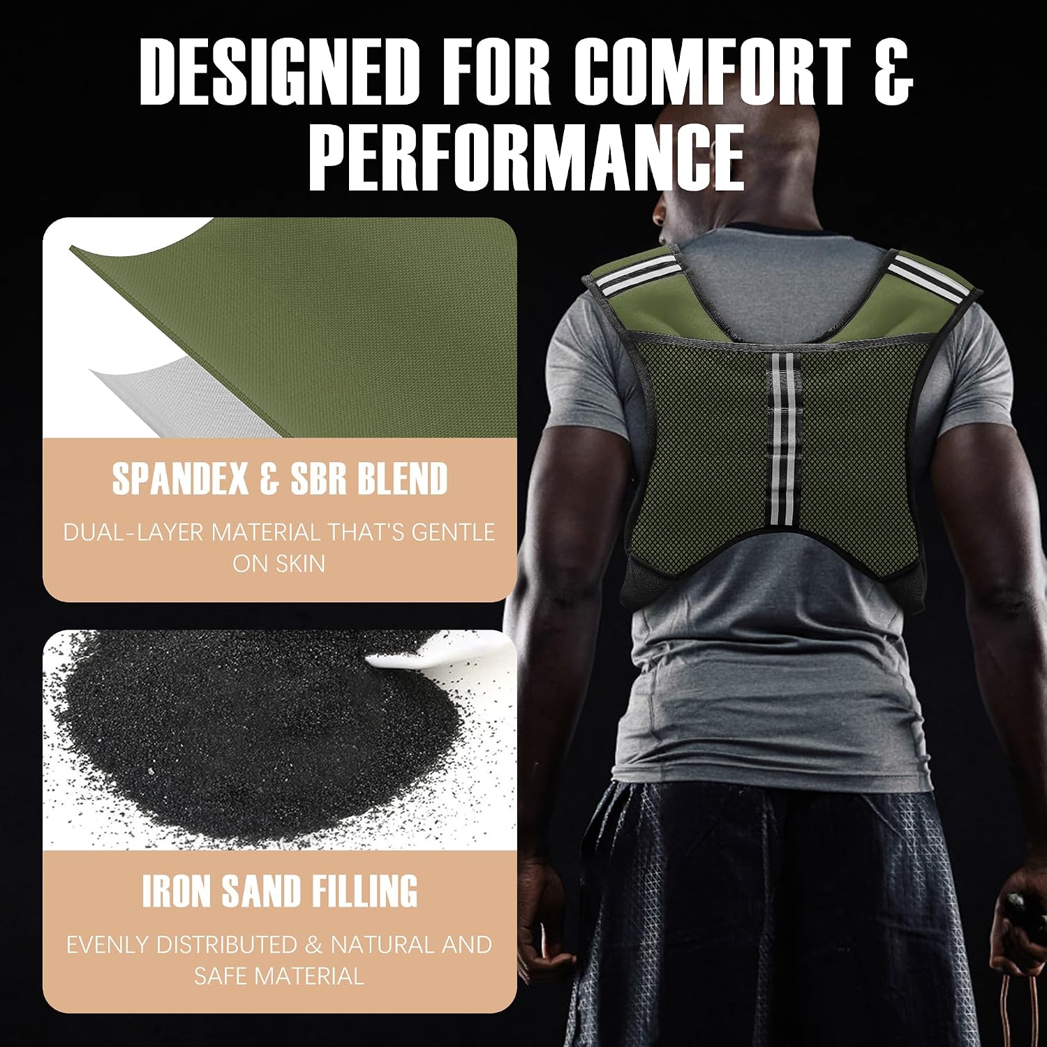Elevate Your Workout with Our Adjustable Weighted Vest - 5 to 30 lbs for Ultimate Strength Training and Weight Loss