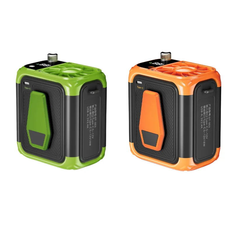 Experience Ultimate Comfort with Our High-Speed Waist Hanging Cooling Fan - USB Rechargeable 12000mAh Portable Personal Fan with 150 Adjustable Levels for Outdoor Adventures & Travel