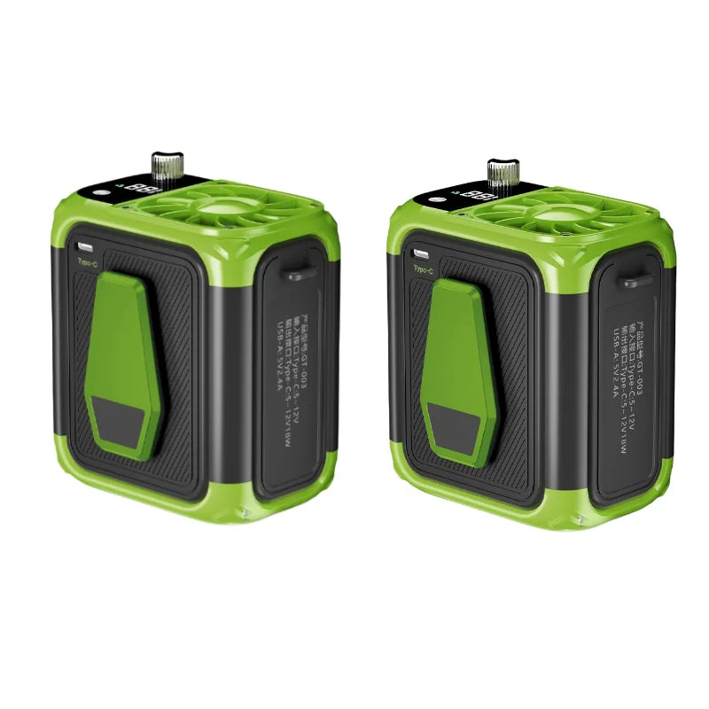 Experience Ultimate Comfort with Our High-Speed Waist Hanging Cooling Fan - USB Rechargeable 12000mAh Portable Personal Fan with 150 Adjustable Levels for Outdoor Adventures & Travel