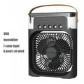 Stay Cool This Summer with the 3-in-1 Mini Air Cooler: Portable Fan, Air Conditioner, and Humidifier with LED Night Light and Adjustable Wind Speed