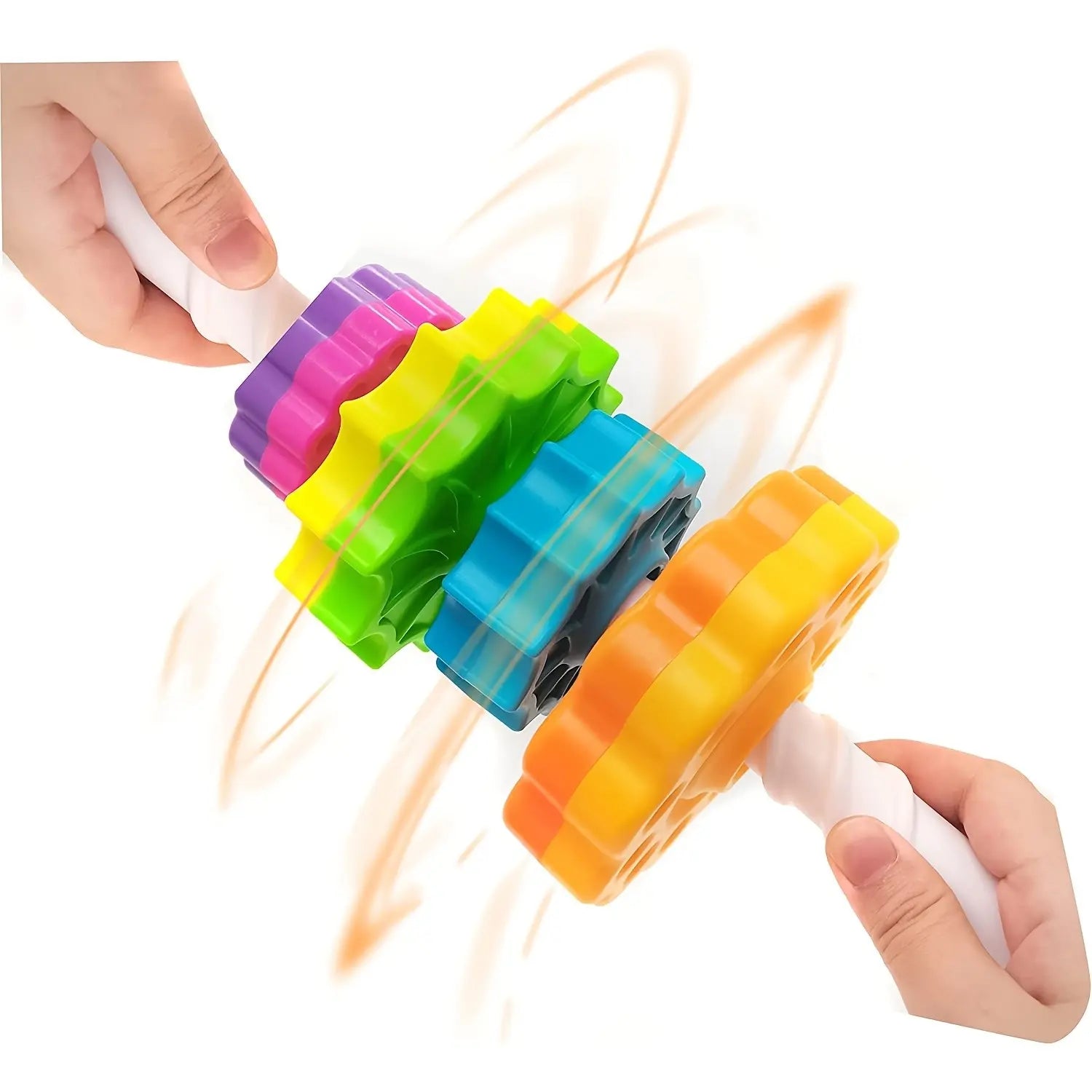 Rotating Tower Toy, 1 Set Early Education Color Recognition Toys, Parent-Child Interactive Game Toys, Educational Toy for Kids