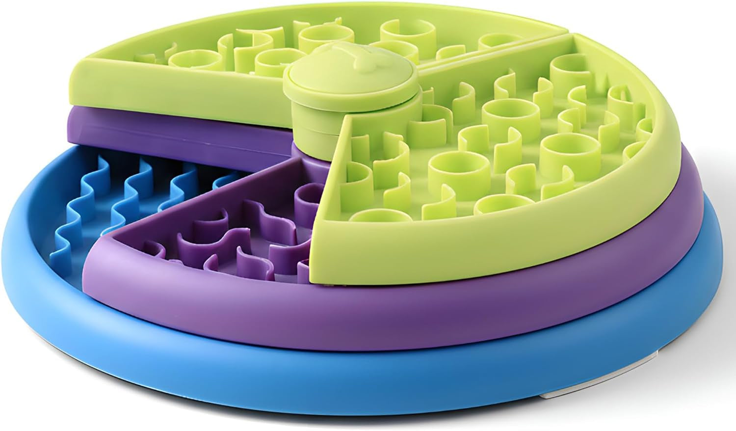 ® Slow Feeder Dog Bowl - 3-Level Interactive Puzzle Feeder with Non-Slip Silicone Base, Mental Stimulation Toy, Anxiety & Boredom Relief for Small, Medium, Large Dogs